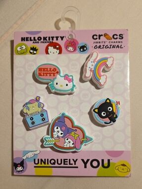 CROCS Limited Edition Hello Kitty and Friends Jibbitz Charm Set